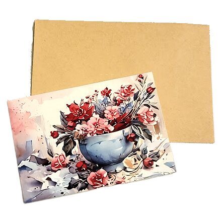 Apsveikumu kartiņa ar aploksni 0517014